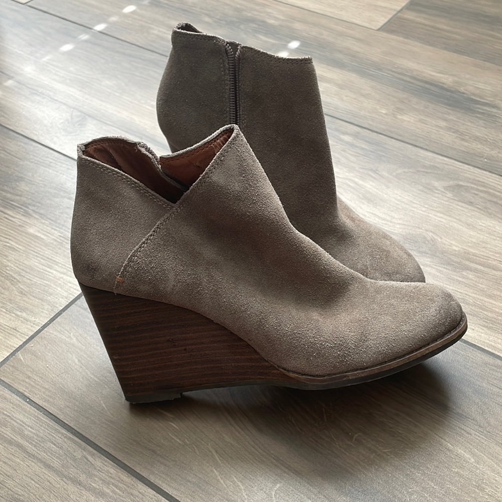 Lucky Brand Suede Booties
